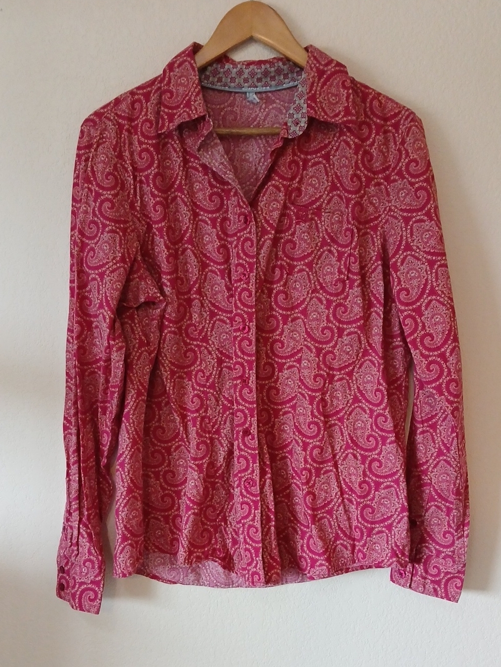 Cinch Pink Paisley Western Button Up Shirt